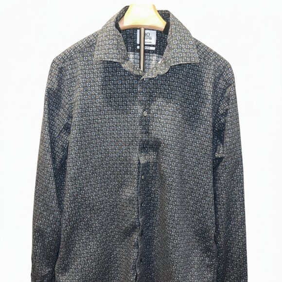 Sands XO Other - Sand XO Rare Blue Clover Print Button Down Fine Italian Fabric Shirt
